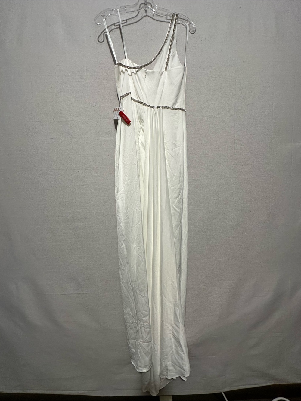 NWT Mac Duggal Back Slit One Shoulder Dress - size 8 - Picture 5 of 9